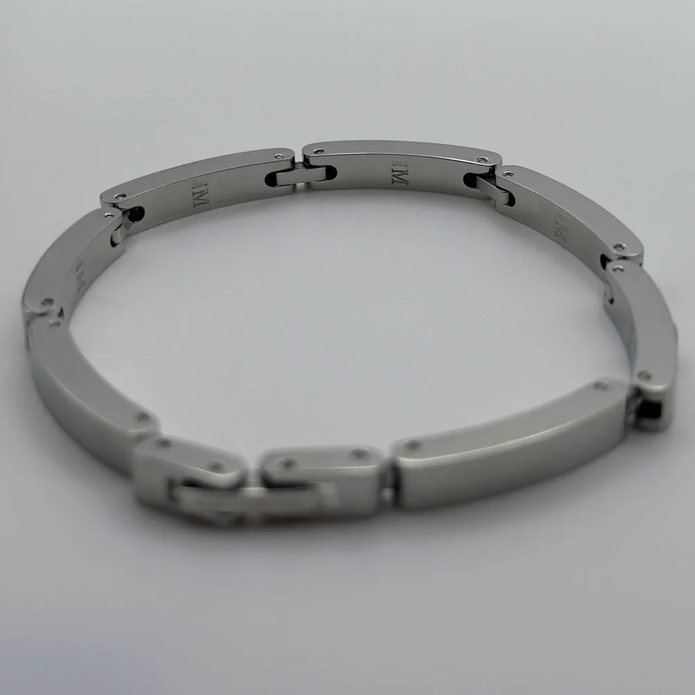 Morellato Stainless Steel and Gold Men’s Link Bracelet Italian Designer Vintage